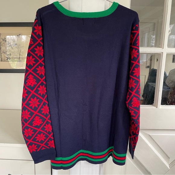 Rockin' Around Women's Christmas Sweater - Picture 3 of 5